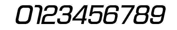 Jechro Italic Font OTHER CHARS
