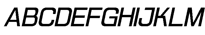 Jechro Italic Font UPPERCASE