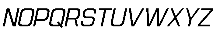 Jechro Light Italic Font UPPERCASE