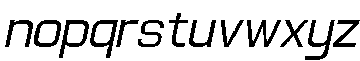 Jechro Light Italic Font LOWERCASE