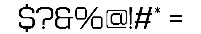 Jechro Light Font OTHER CHARS