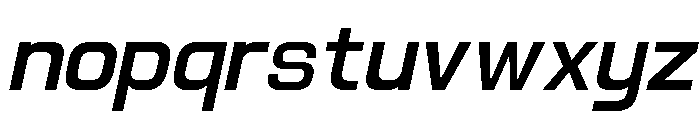Jechro Medium Italic Font LOWERCASE