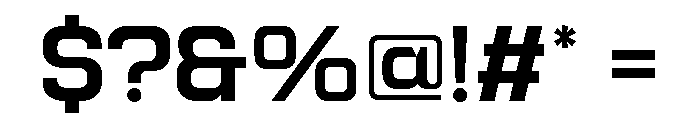 Jechro Semi Bold Font OTHER CHARS