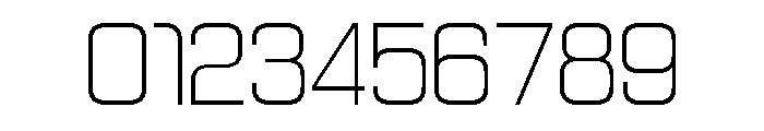 Jechro Thin Font OTHER CHARS