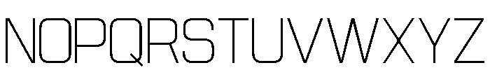 Jechro Thin Font UPPERCASE