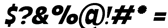 Jegore Italic Font OTHER CHARS
