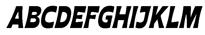 Jegore Italic Font UPPERCASE