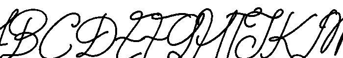 Jelina Nostalgia Alt Font UPPERCASE