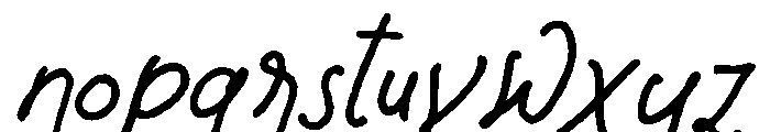 Jelina Nostalgia Alt Font LOWERCASE
