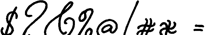 Jelina Nostalgia Font OTHER CHARS