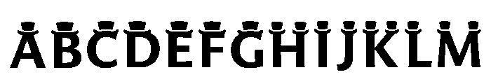 Jello Regular Font UPPERCASE