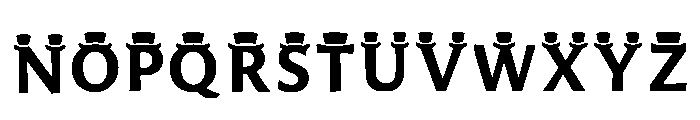 Jello Regular Font UPPERCASE