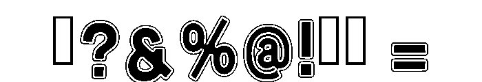 Jelly Beach Regular Font OTHER CHARS