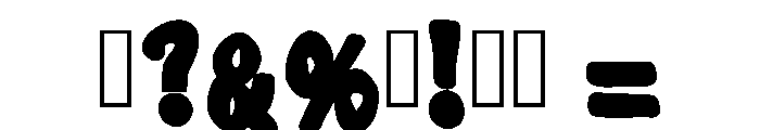 Jelly Berry Regular Font OTHER CHARS