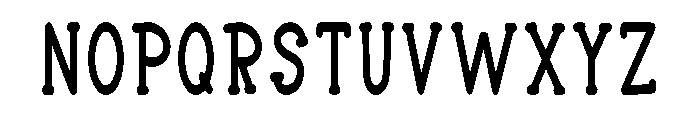 Jelly Bounce Regular Font UPPERCASE