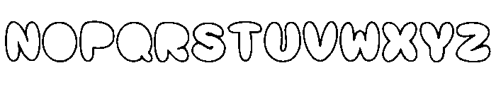 Jelly_Bubble Font UPPERCASE