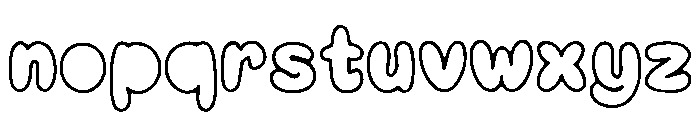 Jelly_Bubble Font LOWERCASE