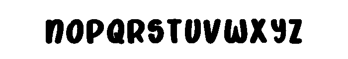 Jelly Cute Regular Font UPPERCASE