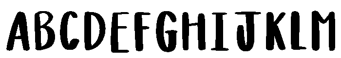 Jelly Fruity Regular Font UPPERCASE