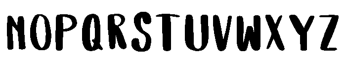 Jelly Fruity Regular Font UPPERCASE