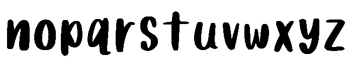 Jelly Fruity Regular Font LOWERCASE