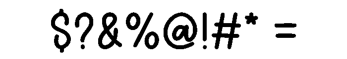 Jelly Funky Font OTHER CHARS