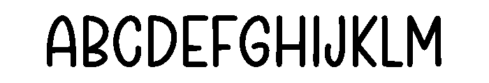 Jelly Funky Font UPPERCASE