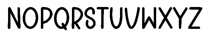 Jelly Funky Font UPPERCASE