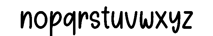 Jelly Funky Font LOWERCASE