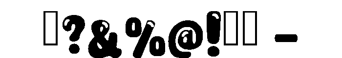 Jelly Groovy Regular Font OTHER CHARS