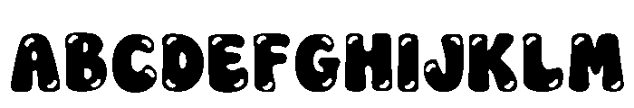 Jelly Groovy Regular Font UPPERCASE
