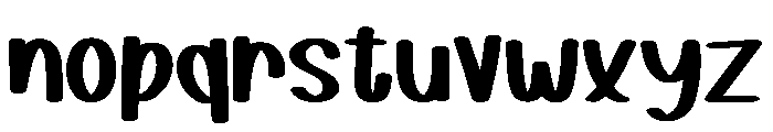 Jelly Peep Regular Font LOWERCASE