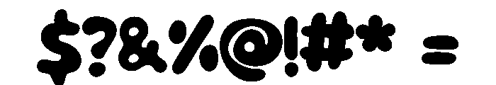 Jelly Pop Font OTHER CHARS