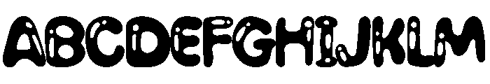 Jelly Pop Font UPPERCASE