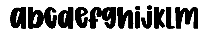 Jelly Puff Font UPPERCASE