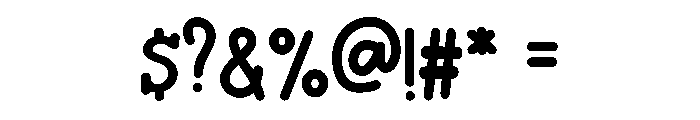 Jelly Script Regular Font OTHER CHARS