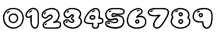 Jelly Soda Outline Shine Font OTHER CHARS