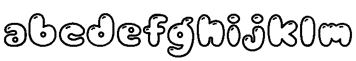 Jelly Soda Outline Shine FONT