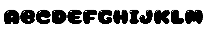 Jelly Soda Solid Shine Font UPPERCASE