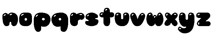 Jelly Soda Solid Shine Font LOWERCASE