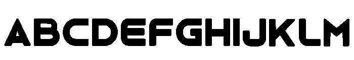 Jelly Square Regular Font UPPERCASE