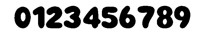 Jelly Style Puffy Font OTHER CHARS