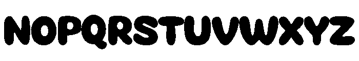Jelly Style Puffy Font UPPERCASE