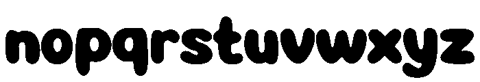 Jelly Style Puffy Font LOWERCASE