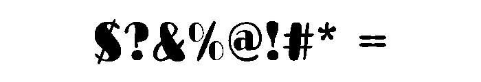 Jelly Sun Font OTHER CHARS