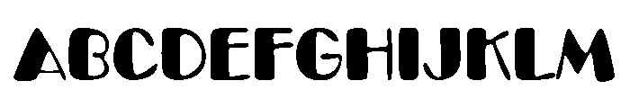 Jelly Sun Font UPPERCASE