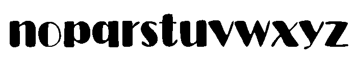 Jelly Sun Font LOWERCASE
