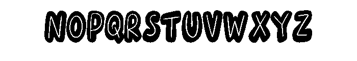 Jellybean By Squeeb Cre Regular Font LOWERCASE