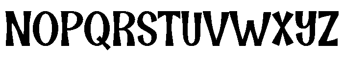 Jellybean Christmas Regular Font UPPERCASE