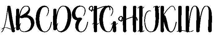 Jellyberry Font UPPERCASE